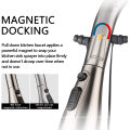 Aquacubic Cupc certified Magnetic Pull down kitchen faucet stainless steel Single Hole goose neck taps with 3 functions spray